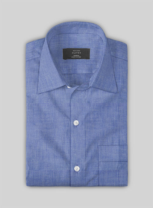 Filafil Poplene Blue Shirt
