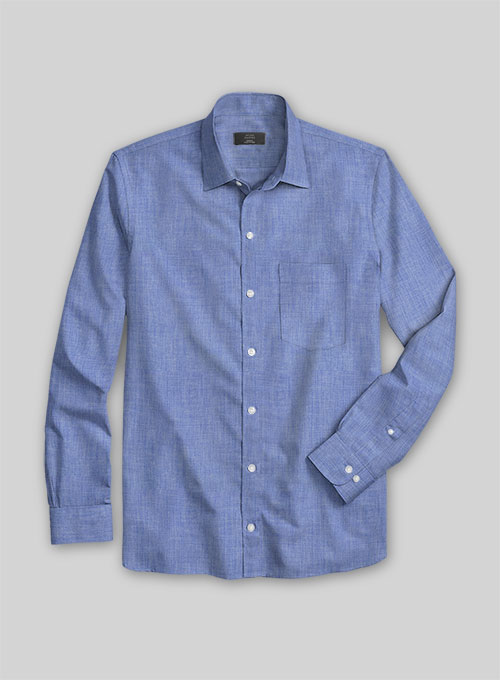 Filafil Poplene Blue Shirt