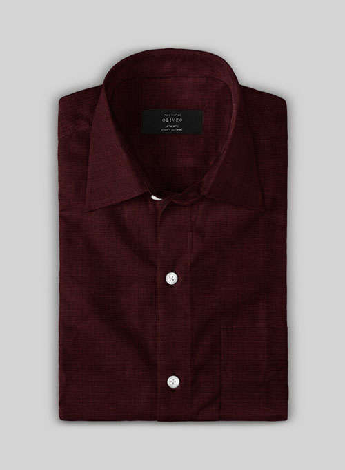 Filafil Poplene Burgundy Shirt