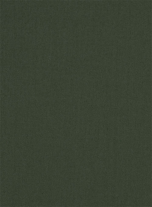 Forest Green Stretch Poplene Shirt