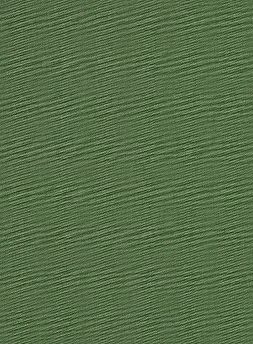 Forest Green Stretch Poplene Shirt