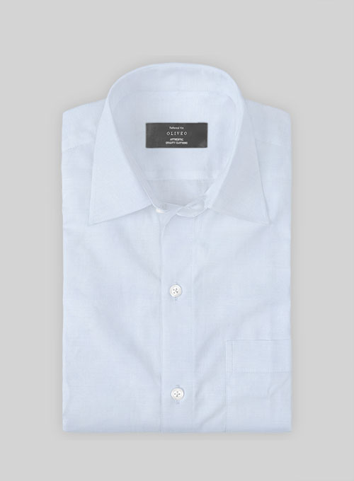Giza Light Blue Cotton Shirt- Full Sleeves