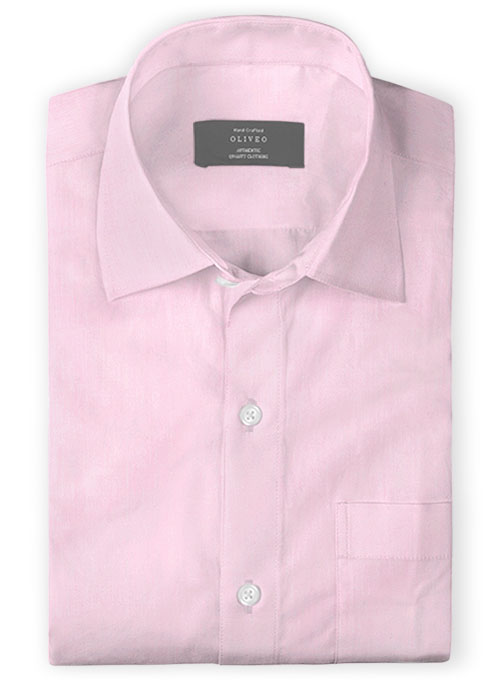 Giza Light Pink Cotton Shirt- Full Sleeves Giza Light Pink Cotton Shirt- Full Sleeves