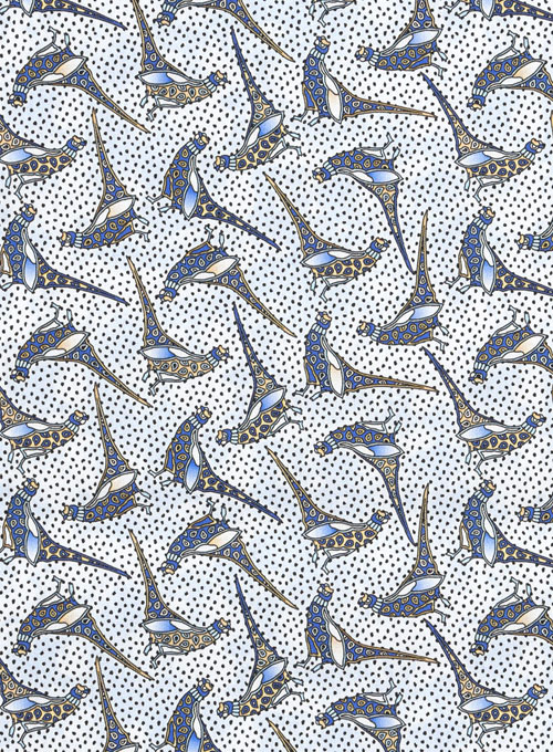 Italian Birds Cotton Shirt