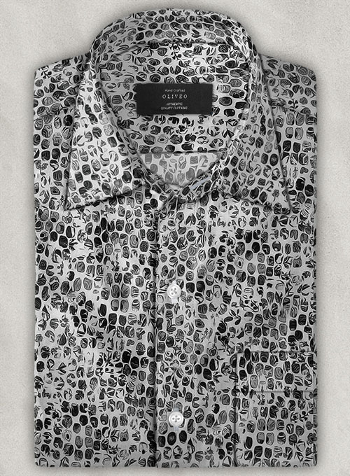 Italian Hevoli Cotton Shirt- Half Sleeves