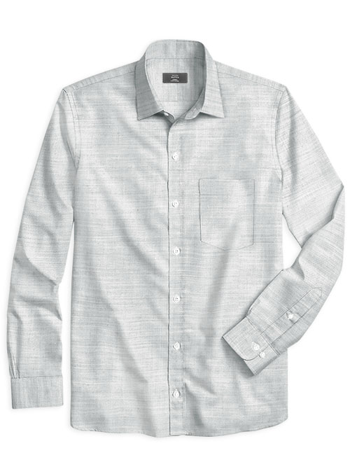 Italian Cotton Light Gray Anengo Shirt