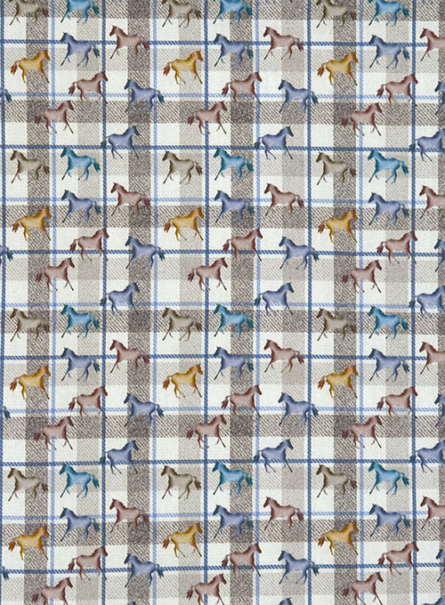 Italian Pony Cotton Shirt - Half Sleeves