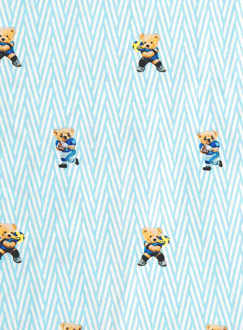 Italian Cotton Sporty Bear Shirt - Half Sleeves