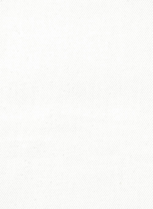 Italian Cotton White Twill Panton Shirt Italian Cotton White Twill Panton Shirt