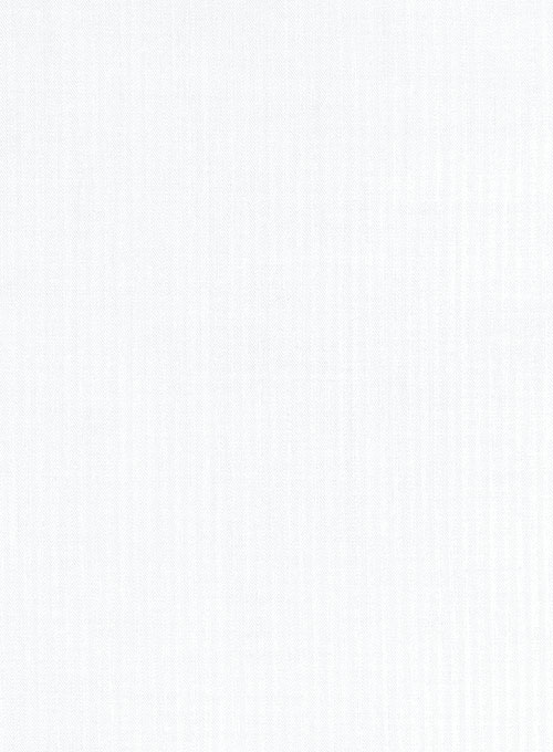 Italian Herringbone White Shirt