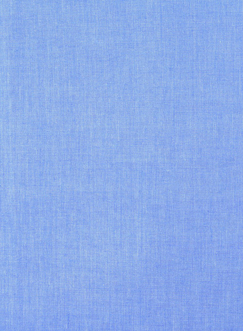 Italian Mid Blue Chambray Shirt
