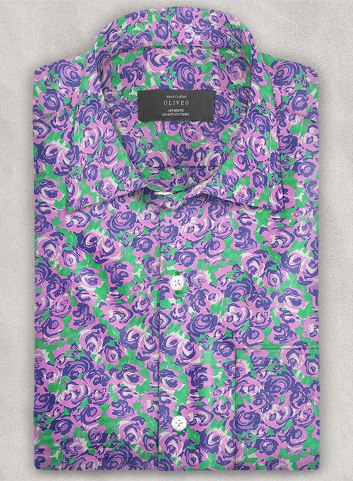 Italian Linen Loma Shirt - Half Sleeves