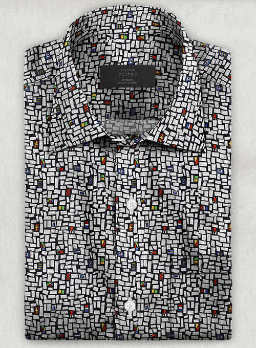 Italian Linen Natip Shirt - Half Sleeves