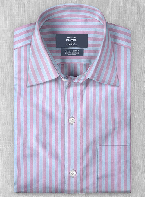 S.I.C. Tess. Italian Cotton Dioni Shirt - Half Sleeves
