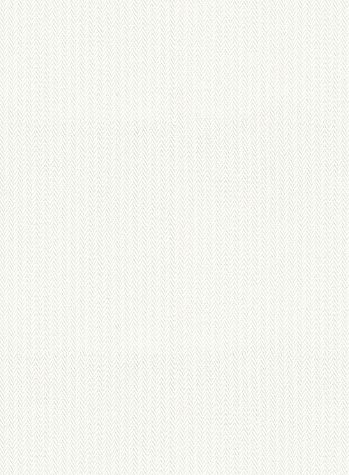 Ivory Herringbone Cotton Shirt Ivory Herringbone Cotton Shirt