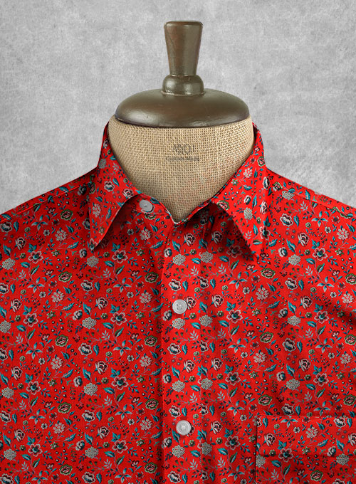Liberty Cuala Cotton Shirt - Half Sleeves