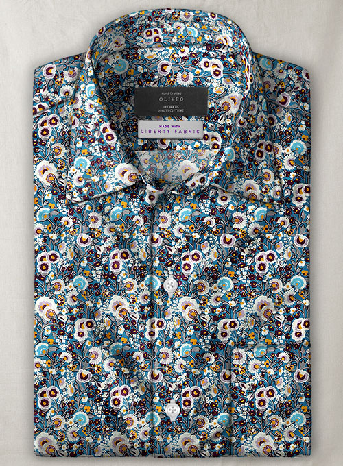Liberty Ideria Cotton Shirt  - Half Sleeves