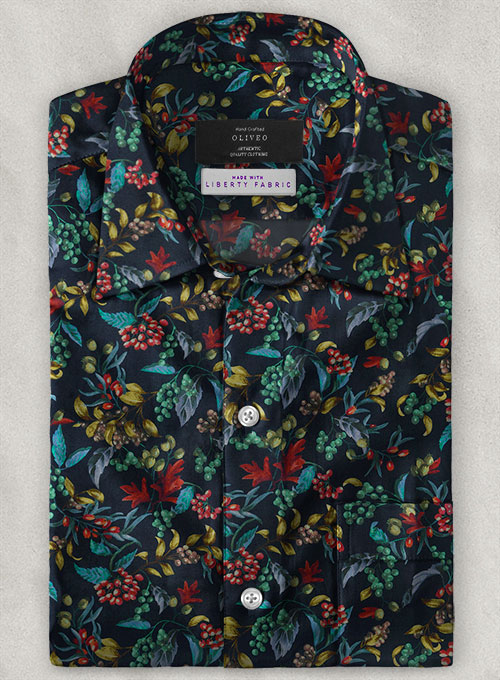 Liberty Lekeu Cotton Shirt - Half Sleeves