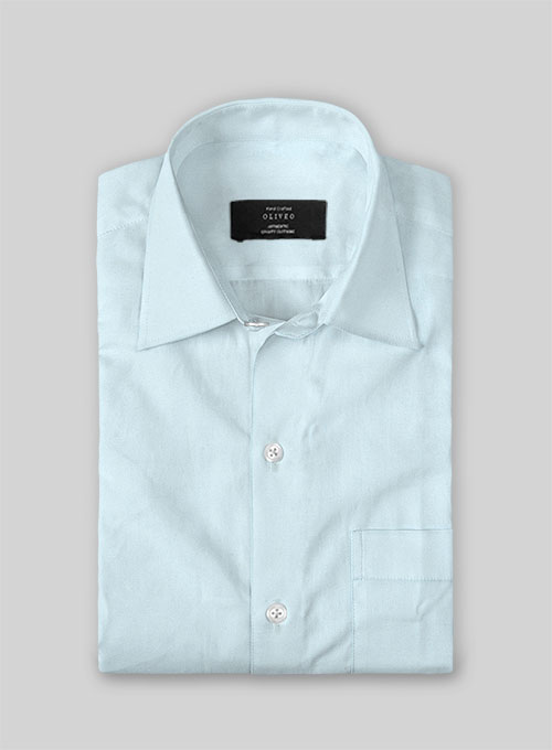Light Blue Stretch Poplene Shirt