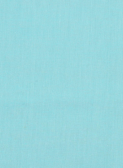 Mint Green Chambray Shirt - Full Sleeves