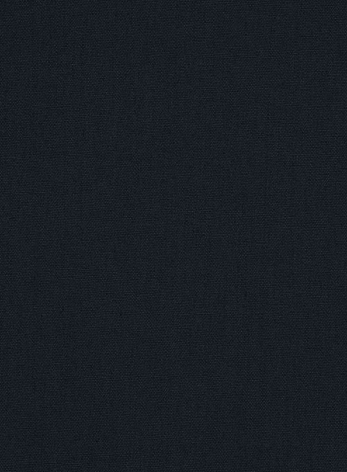 Navy Stretch Poplene Shirt - Click Image to Close