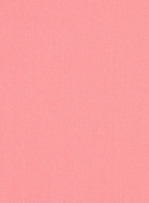Neo Pink Stretch Poplene Shirt - Half Sleeves