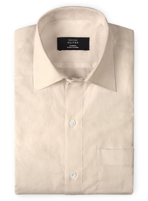 Pale Pink Cotton Linen Shirt - Full Sleeves Pale Pink Cotton Linen Shirt - Full Sleeves