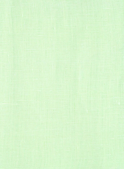 Pure Ocean Green Linen Shirt - Half Sleeves