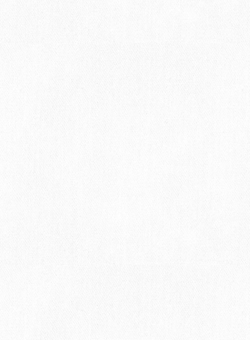 Royal Twill White Cotton Shirt - Full Sleeves