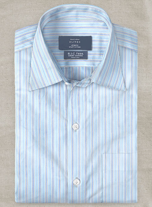 S.I.C. Tess. Italian Cotton Inzi Shirt - Half Sleeves