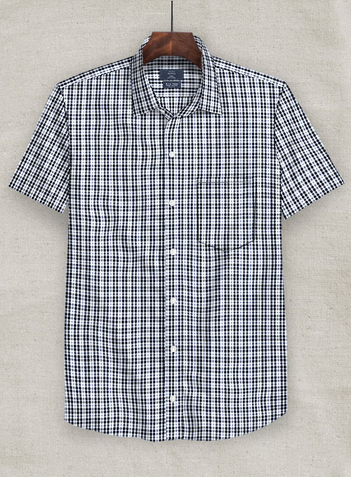S.I.C. Tess. Italian Cotton Pandro Shirt - Half Sleeves