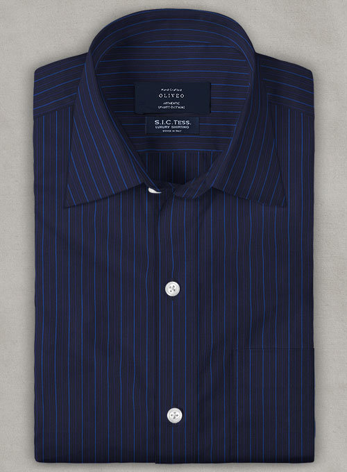 S.I.C. Tess. Italian Cotton Gozzi Shirt - Half Sleeves