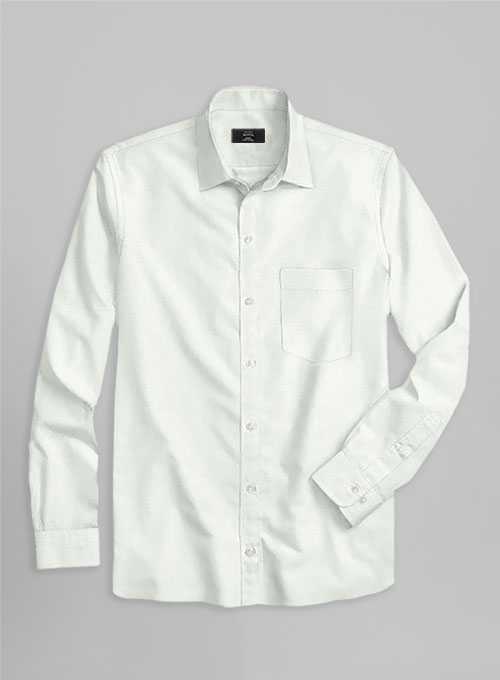 Silver Gray Stretch Poplene Shirt