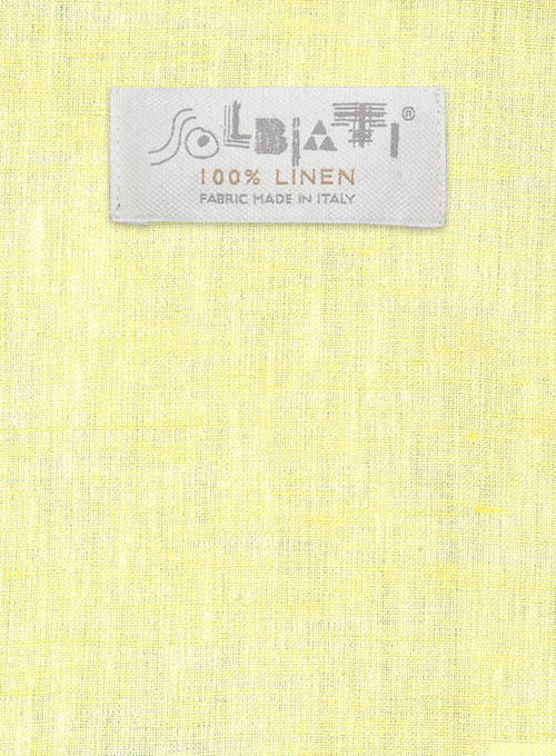 Solbiati Lemon Linen Shirt