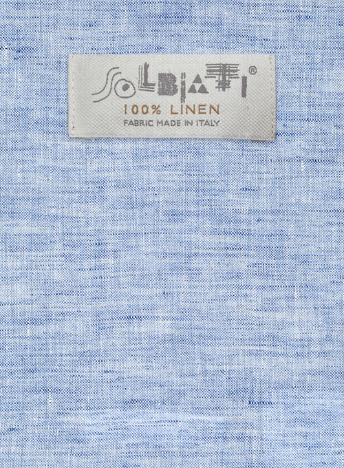 Solbiati Light Blue Linen Shirt
