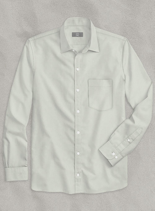 Spring Beige Stretch Poplene Shirt