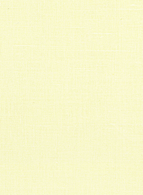 Washed Naples Yellow Cotton Linen Shirt