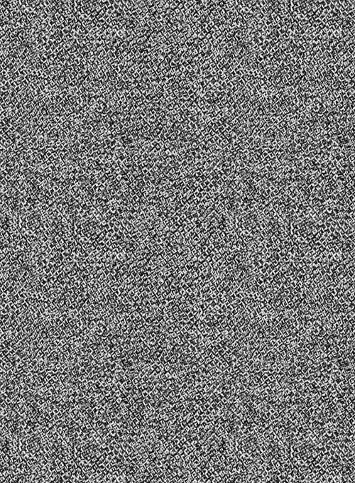 Basket Weave Gray Tweed Overcoat