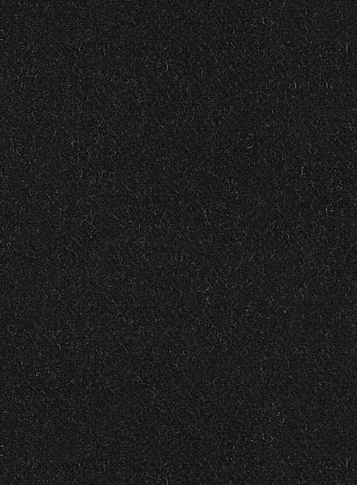 Black Heavy Tweed Suit