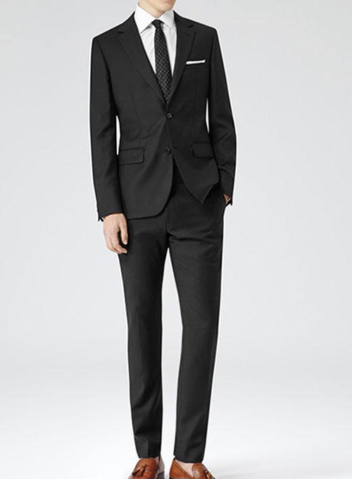 Black Merino Wool Suit, MakeYourOwnJeans®