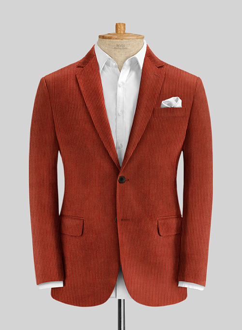 Burnt Sienna Corduroy Suit