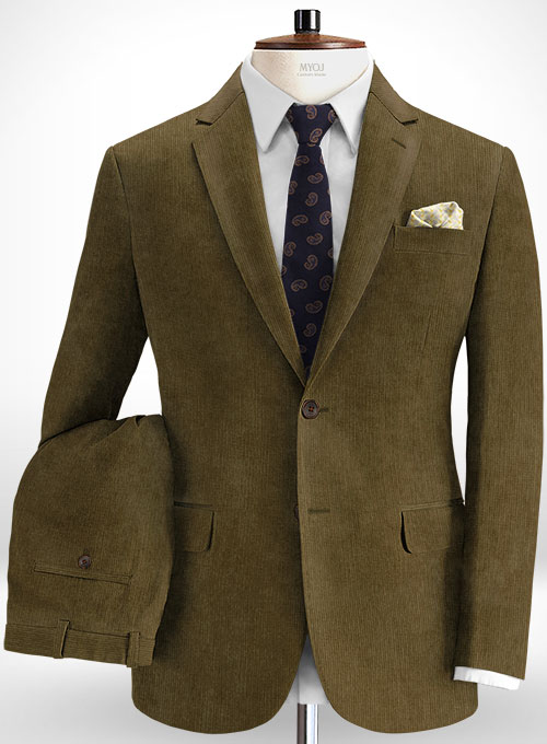 corduroy trouser suit