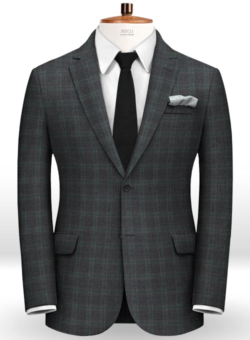 Caviar Mont Gray Wool Suit