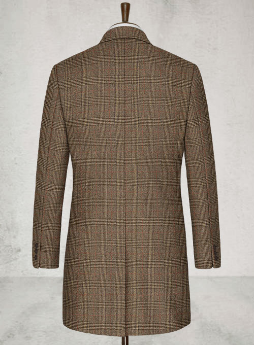 Como Checks Tweed Overcoat