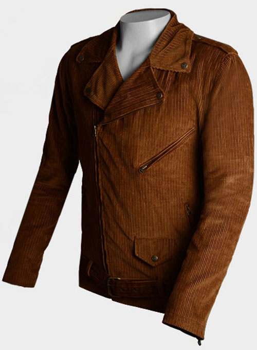 Corduroy Biker Jacket - Click Image to Close