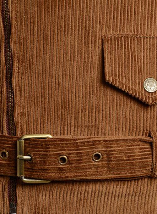Corduroy Biker Jacket - Click Image to Close
