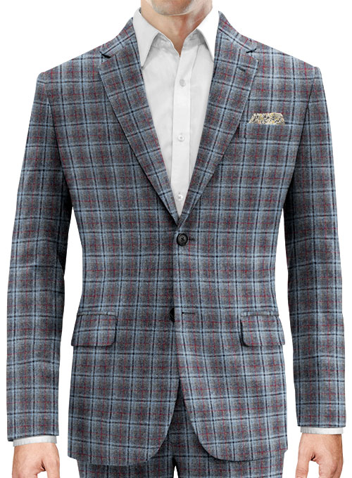 Country Gray Tweed Suit
