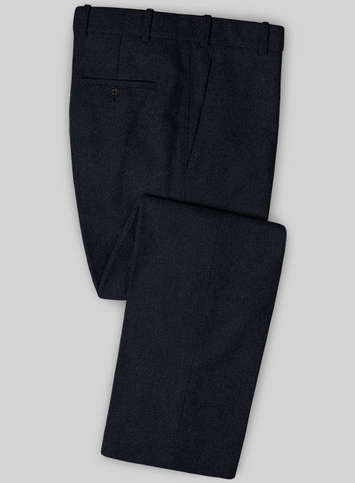 Deep Blue Heavy Tweed Suit