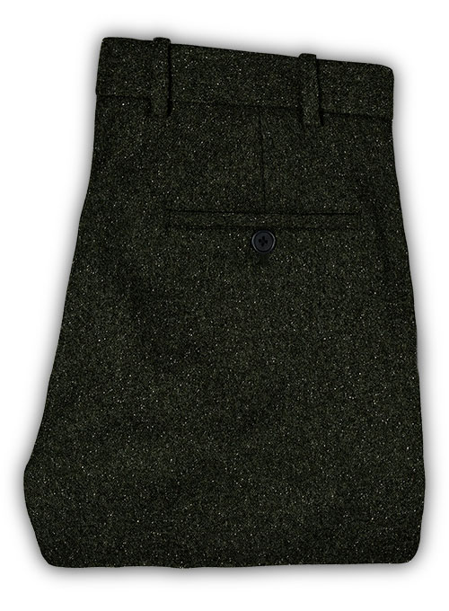 Dark Olive Flecks Donegal Tweed Suit Dark Olive Flecks Donegal Tweed Suit