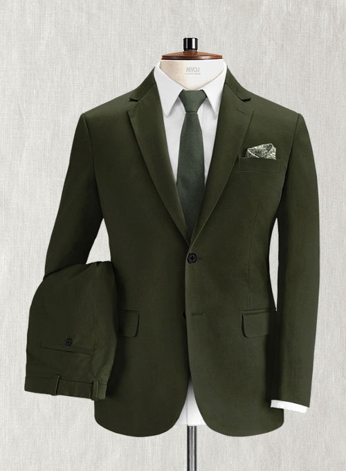 olive green suit ladies